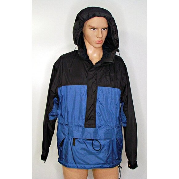 Mens REI Windbreaker Jacket Rain Camping Hiking Outdoor Hoodie Coat XS Runs Big - Picture 1 of 12